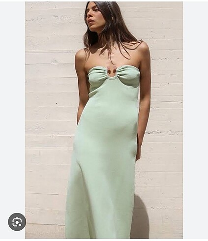 Zara triko elbise