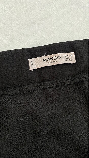 xs Beden siyah Renk Mango oversize elbise