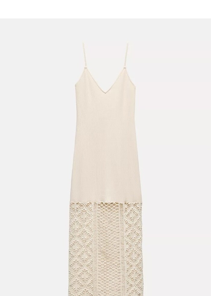 Zara tıkraşlı elbise - Görsel 2