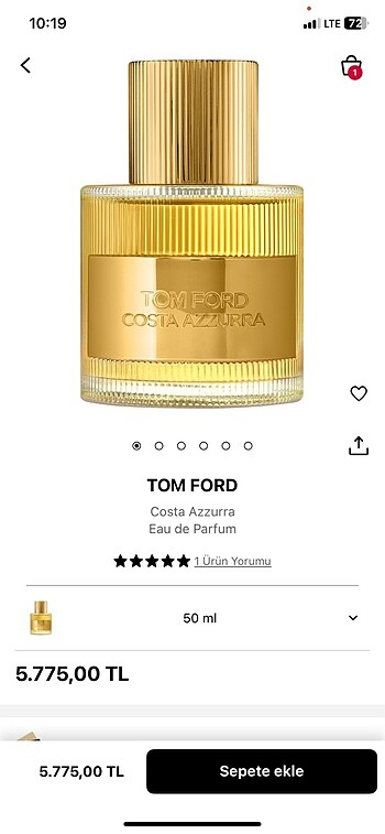 Tom Ford Tom Ford Costa Azurra