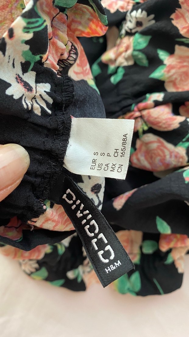 Çiçek Desenli Uzun Kollu Fırfırlı Bluz - Görsel 4