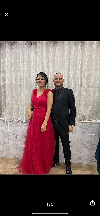 Kırmızı abiye