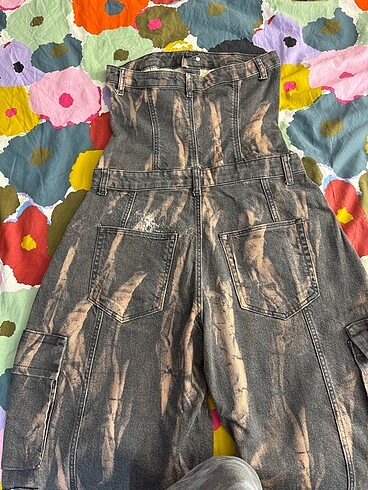 xs Beden çeşitli Renk Bershka denim tulum