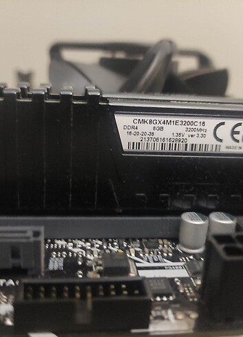 Beden ASUS prime B560M-A Anakart ustunde i5 11