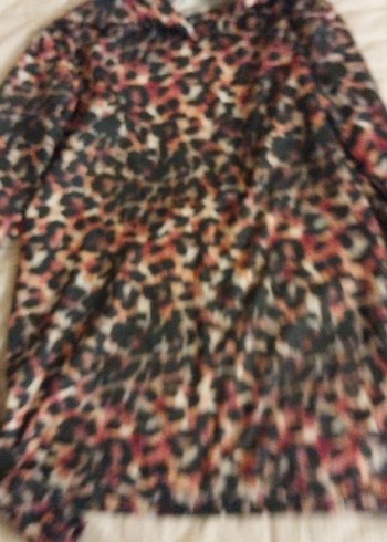 Düğmeli Bohem Uzun Kollu Balıkçı Yaka Bluz - Görsel 6