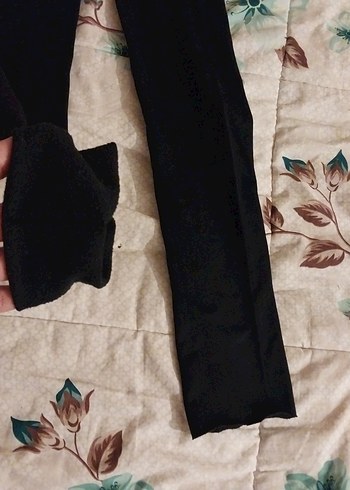 Çocuklar için Siyah Sıcak Tayt - Görsel 3