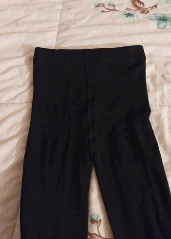 Çocuklar için Siyah Sıcak Tayt - Görsel 2