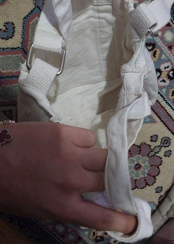 Beyaz Minimalist Kadın Omuz Çantası - Görsel 4