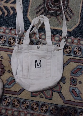 Beyaz Minimalist Kadın Omuz Çantası - Görsel 2