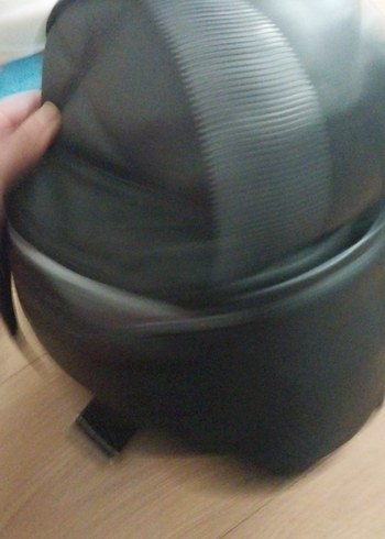 Siyah Deri Kadın Sırt Çantası - Görsel 7