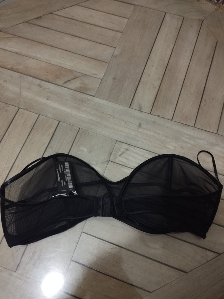 Siyah Gotik Midi Sütyen - Görsel 2