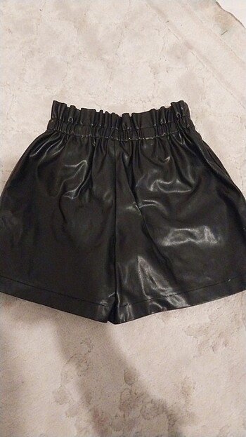 Deri şort cocuk - Görsel 3