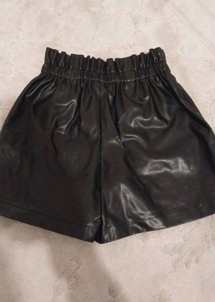 Deri şort cocuk - Görsel 3