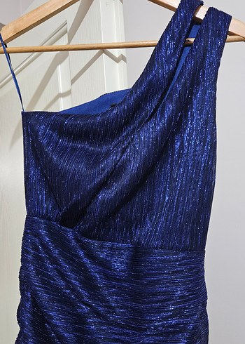 PayBuy Kadın Tek Omuz Mini Abiye Elbise - Görsel 4