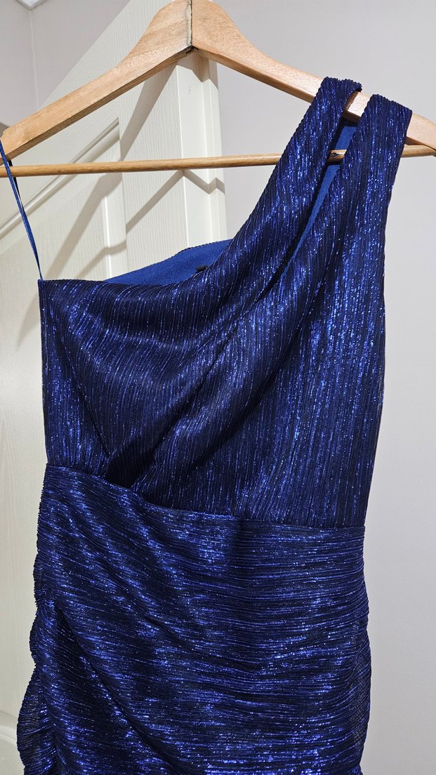 PayBuy Kadın Tek Omuz Mini Abiye Elbise - Görsel 4