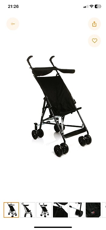 BASTON TİPİ KATLANIR BEBEK ARABASO