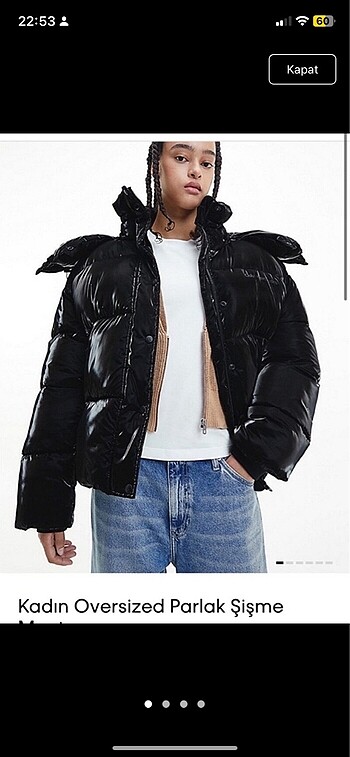 Calvin Klein şişme mont