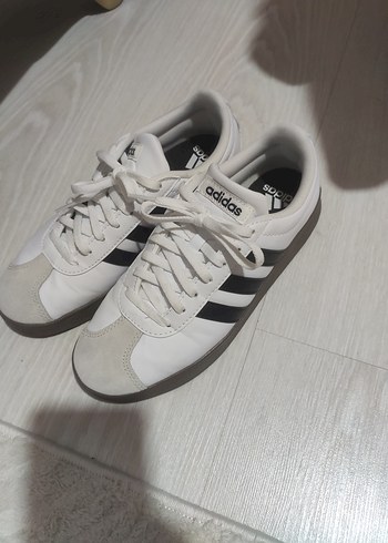 38 Beden Adidas Beyaz Gri Zebra Desenli Kadın Sneakers