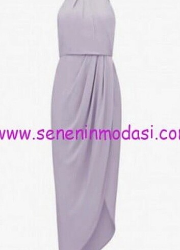 34 Beden mor Renk Forever new koktely lila elbise