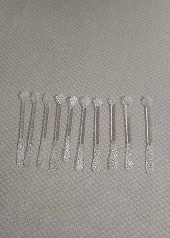 Diğer Şeffaf Kristal Kaşık Seti