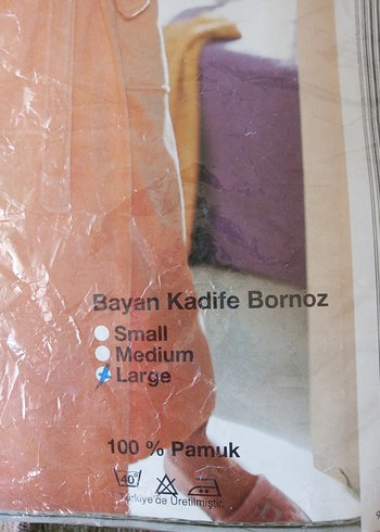 yavruağzı Nakışlı Kadın Bornoz - Görsel 5