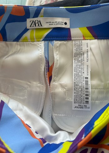 xs Beden Renkli Mini Şort