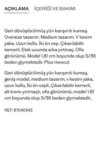 Mango Siyah Kuşaklı El yapımı Kadın Kaban