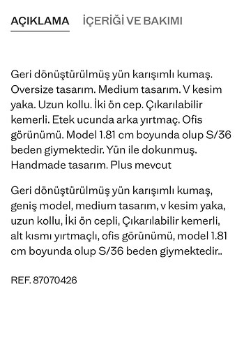 Mango Kuşaklı el yapımı Camel Rengi Kaban