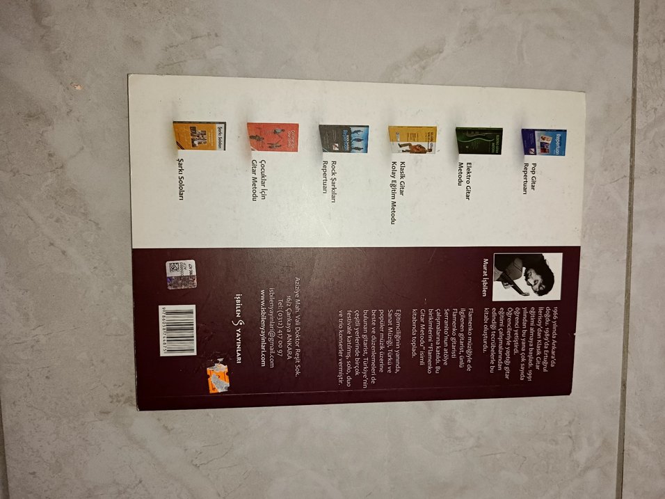 Murat İşbilen Klasik Gitar Metodu Kitabı - Görsel 2