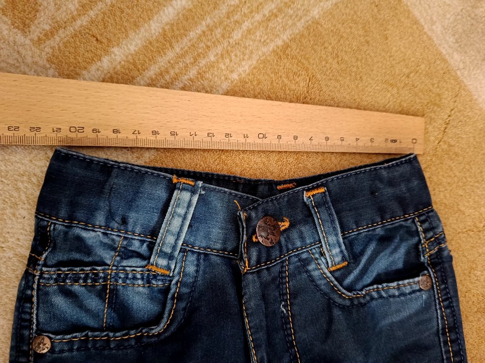 Erkek Bebek Ekose Gömlek ve Koyu Kot Pantolon - Görsel 3