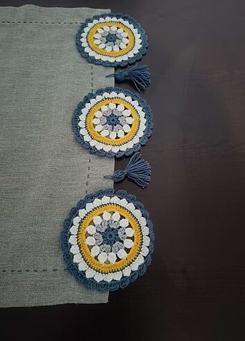 Mandala ranır masa sehpa örtüsü - Görsel 6