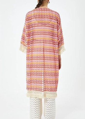 Zara Bohem Desenli Renkli Kaftan