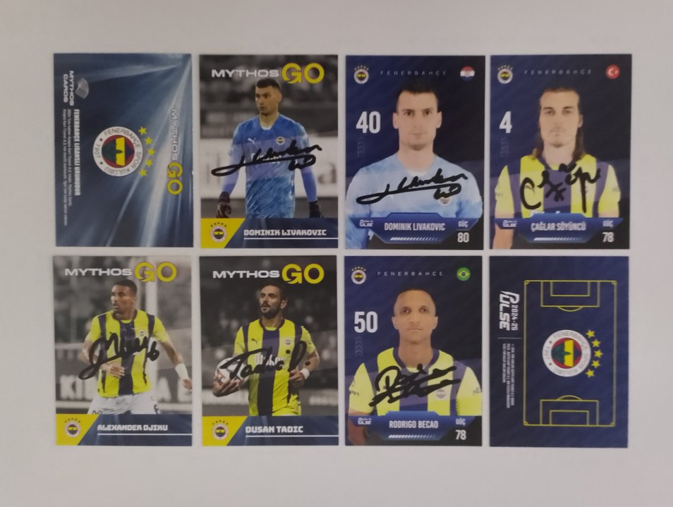 Mythos Go Ve Pulse Fenerbahce İmzalı Kartları Adet 100. - Görsel 4