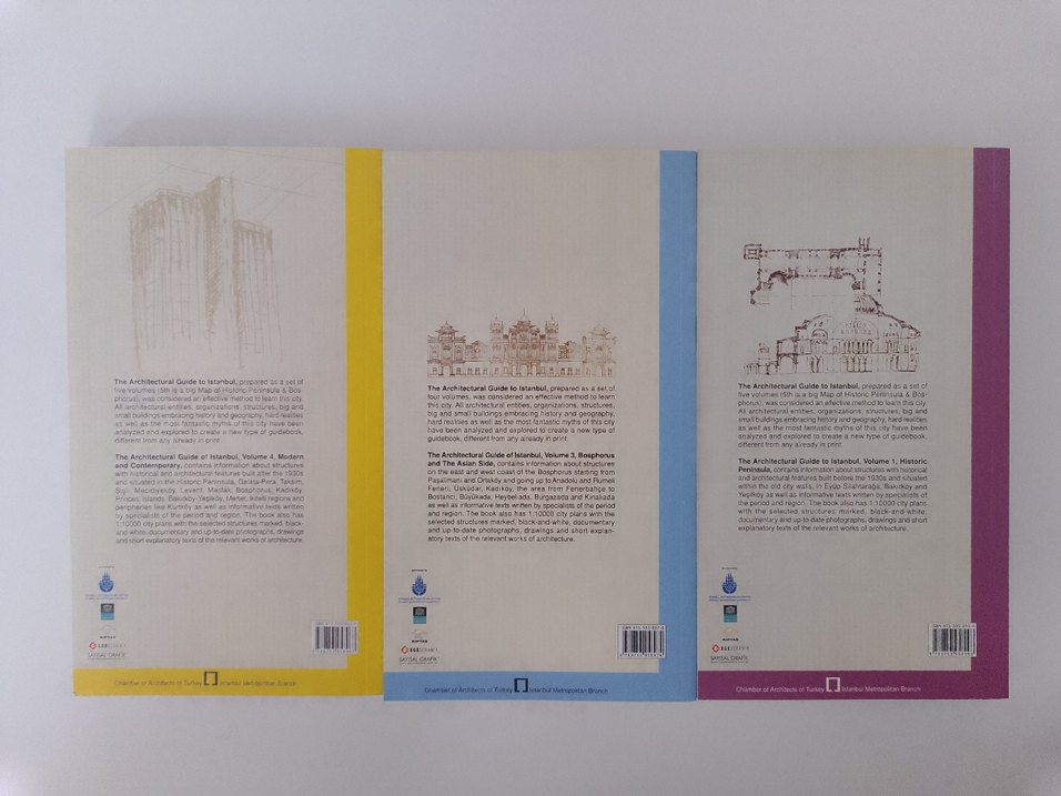 İstanbul mimarlık rehberi 3 Adet Kitabı İngilizcedir - Görsel 2