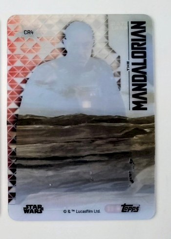 Topps Star Wars The Mandalorian. Rare Moff Gideon Crystal Card - Görsel 2