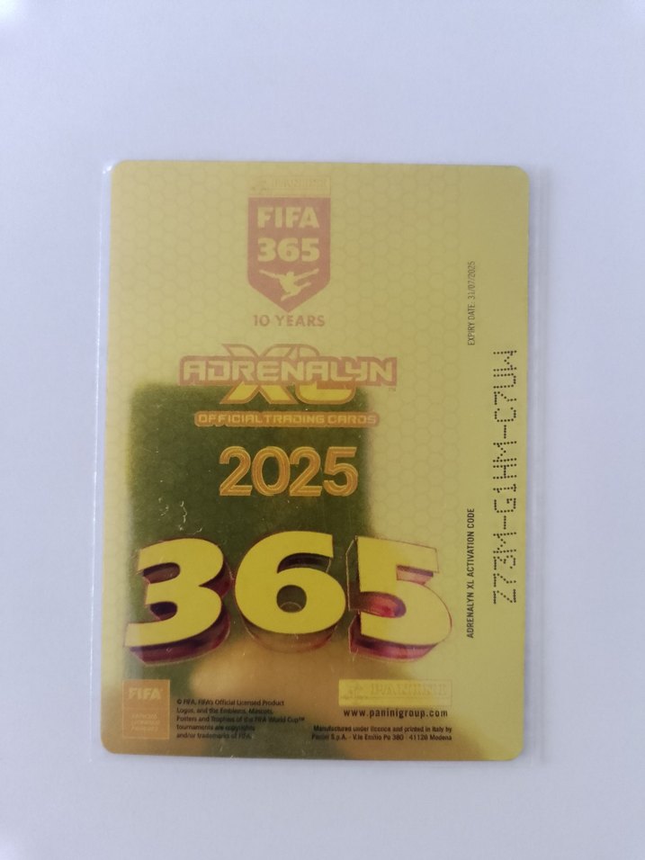 Panini FIFA 365 Adrenalyn XL 2025 Invincible Card No:5. - Görsel 2