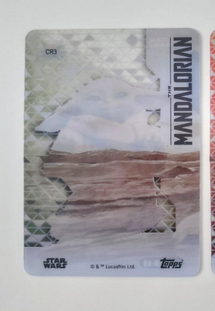 Topps Star WarsThe Mandalorian The Child Crystal Card - Görsel 2