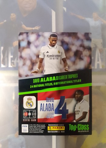 Panini Top Class 2024 Unbeatable Purple
David Alaba No:268 Kart - Görsel 2