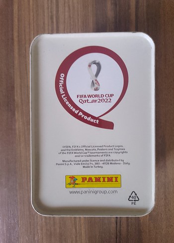 Panini FIFA World Cup Katar 2022 Boş Metal Kutu. - Görsel 2