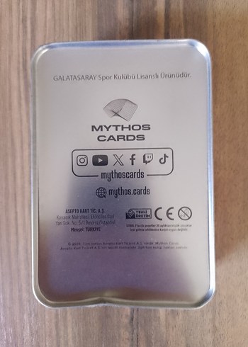 Galatasaray 2023-24 Sezonu Boş Metal Kutu - Görsel 2