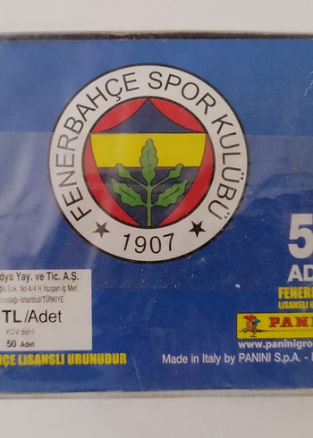 Panini 2015-2016 Fenerbahce SK Sealed Sticker Box Fenerbahçe - Görsel 4