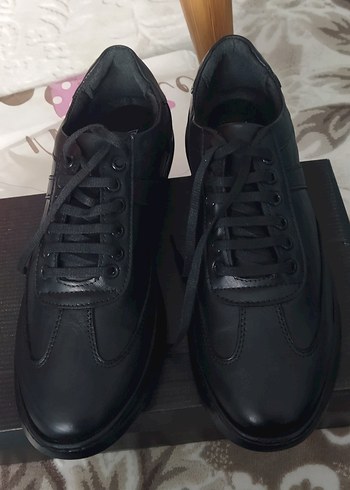 polis güvenlik  Erkek Siyah Street Style Ayakkabı deri - Görsel 5