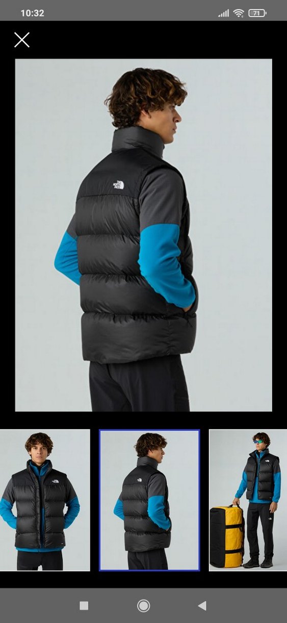 orjinal ürün Siyah Yüksek Yakalı Erkek Şişme Yelek - Görsel 3