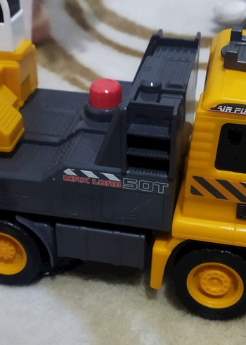 Sarı Renkli Oyuncak Vinç Araba - Görsel 2