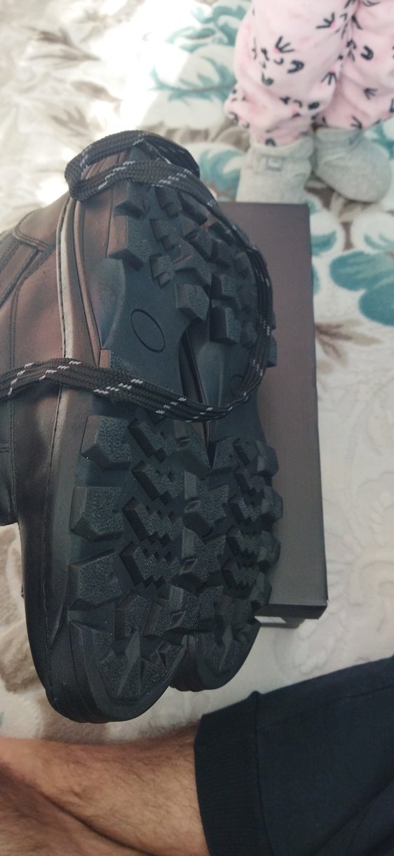 siyah Bağcıklı Erkek Biker Bot ürün sıfır - Görsel 4