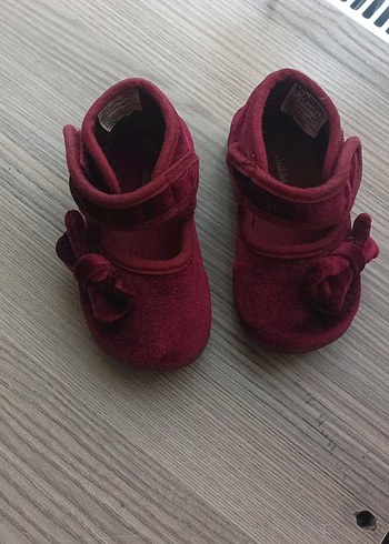 Bordo İlk Adım Kız Bebek Ayakkabısı 22/23no