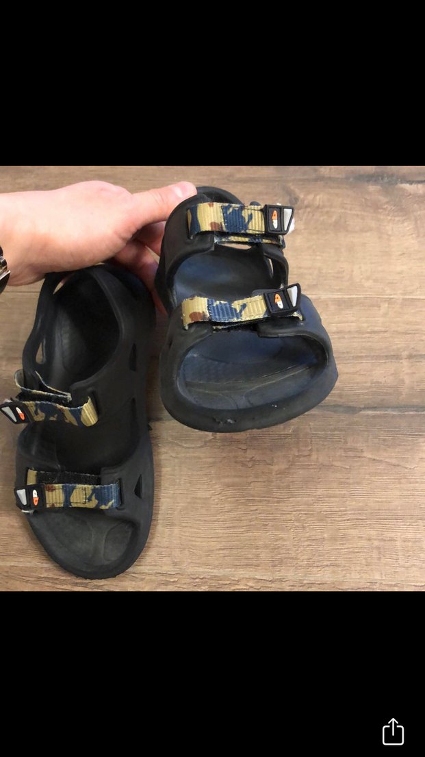 Erkek Çocuk Kamuflaj Desenli Toka Bantlı Sandalet - Görsel 2