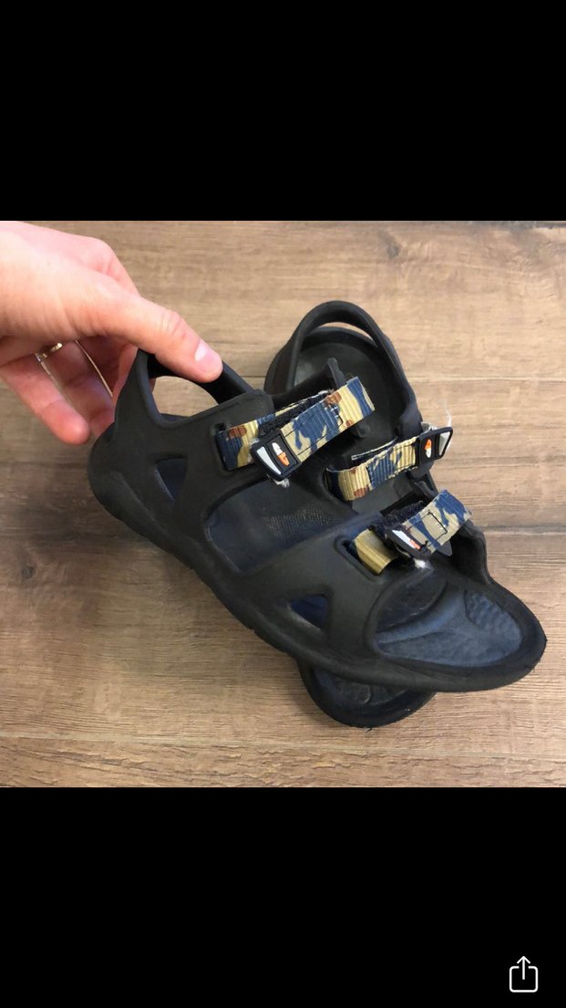 Erkek Çocuk Kamuflaj Desenli Toka Bantlı Sandalet - Görsel 3