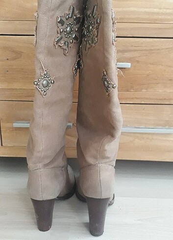 38 Beden camel Renk CANVAS CIZME