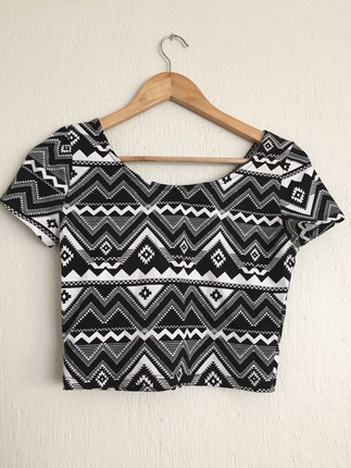 Desenli croptop